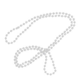 WHITE PEARL FLAPPER BEADS,...